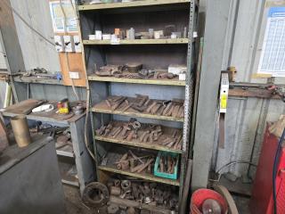 Steel Shelf and Contents 