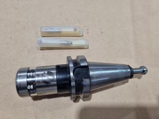 Haas BT40 Tool Holder 40-2 w/ Renishaw RubyBsll Styluses