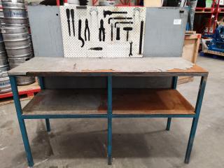 Heavy Duty Steel Workbench