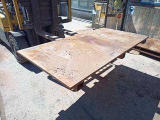 Large Plate Steel Pallet