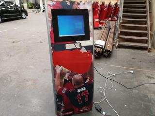 Mobile Retail Event Kiosk w/ LCD Touch Screen Monitor