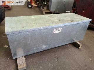 Large Galvanised Steel Lockable Toolbox