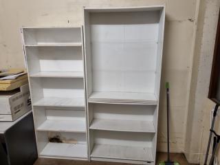 2x Office Shelving Units