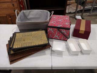 Assorted Lot of Home or Cafe Kitchen Dinning Accessories