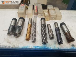 8 x HSS Endmills