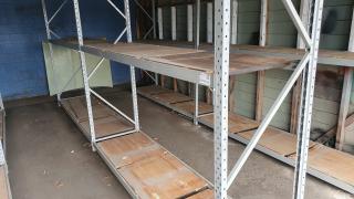 2 Bays of Workshop Shelving 