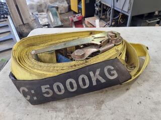 Titan Ratchet Tie Down Assembly, 5000kg Capacity