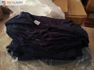 70x Plain Navy Blue T-shirts, Size Medium, Bulk Lot