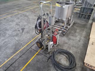 BOC INVERWELD 140VRD 140Amp Stick Tig Welder and Trolley