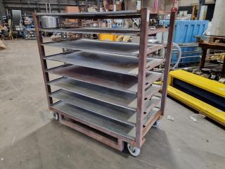 Heavy Duty Mobile Shelf Rack Trolley
