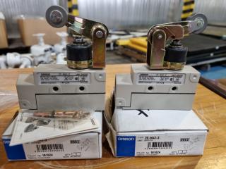 2x Omron Limit Switches ZE-MA2-2