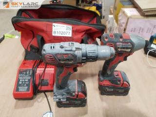 Milwaukee M18 Cordless Drill and Driver Combo