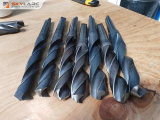 6 Large Diameter Metric HSS Drill Bits