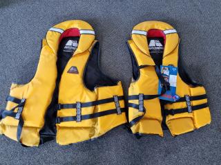 2x Hutchwilco Classic Mariner Adult Lifejackets