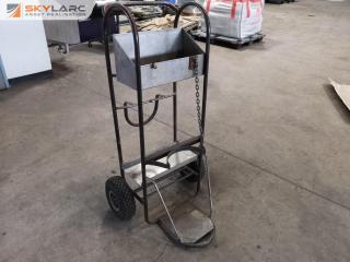 Mobile Welding Gas Bottle Workshop Trolley