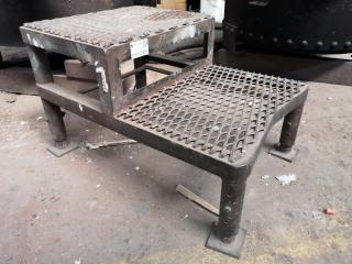 Heavy Duty Steel Workshop Step Unit