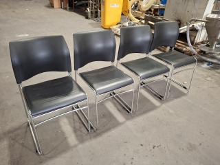 4 Buro Reception Chairs