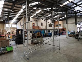 3.7m Tall Industrial Scaffolding Assembly, 3000mm Long, 720mm Wide