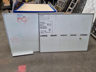 2x Whiteboards