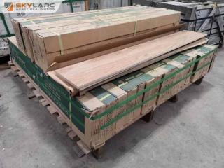 125x Wood-like Ceramic Floor Tiles, 24.3m2