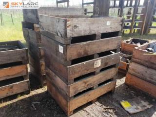 10 Wooden Crates