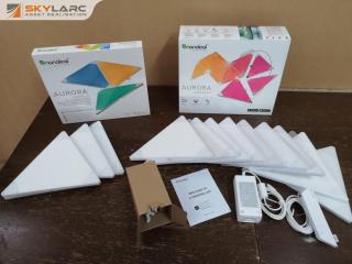 Nanoleaf Aurora Smarter Kit LED Lighting Kit w/ Expansion Pack, New