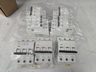 Schneider Electric iC65N D10A Circuit Breakers 3 Pole