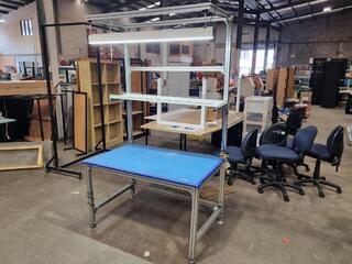 Custom Workbench Workstation w/ Light
