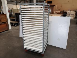 Multi Tray Mobile Rack Unit