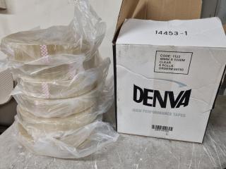 Denva High Performance Industrisl Tape, 6x 48mm x 1000m Rolls