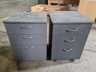 Pair of Office Mobile Drawers