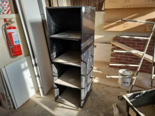 Black Workshop Shelving Unit