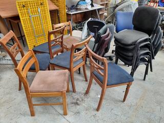 18x Assorted Chairs