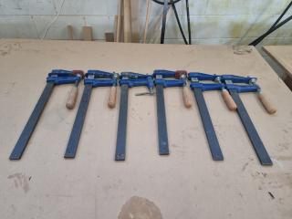 Set of 6 Piher 400mm Bar Clamps