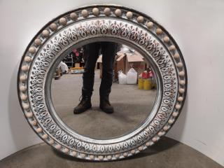 Stylish Antiqued Circular Wall Mirror