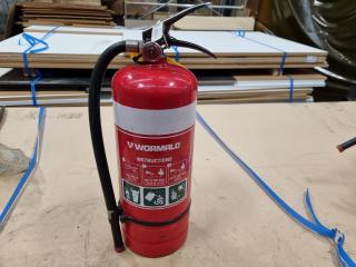 Wormald 4.5kg ABE Powder Type Fire Extinguisher