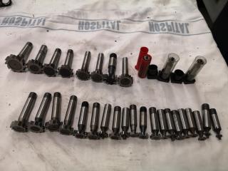 31x Assorted Sizes of Keyset & T--Slot Mill Cutters