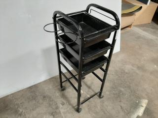 5 Rack (3 Tray) Mobile Salon Trolley