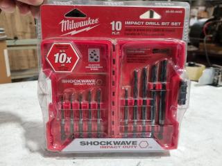 Milwaukee Shockwave 10-Piece Impact Drill Bit Set