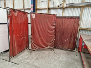 3x Welding Screens