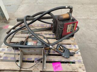 Piusi Cube 56 Diesel Transfer Pump with Hose and Nozzle