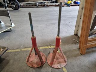 2x Multi Purpose Support Stands