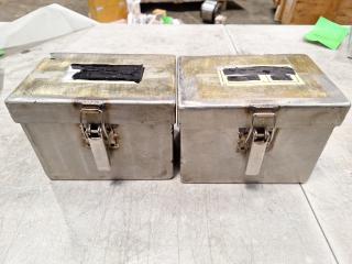 2 Custom Metal Boxes