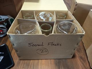 6 x 500ml Flasks