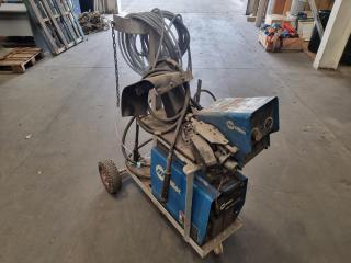 Miller XMT 350 CC/CV Welder with Miller 70 Series Wire Feeder