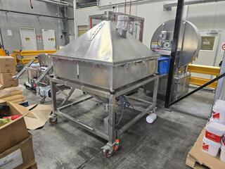 Stainless Steel Hopper with Vibrator and Control Panel