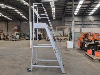 Mobile Platform Ladder by Ullrich