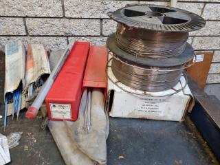 Assorted Welding Wire & Rods