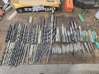 Large Lot of Drills, Taps Etc
