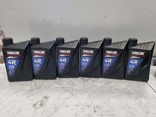Yamaha Yamalube Performance 4-R 4-Stroke Motor Oil 15W-50, 6x 1L